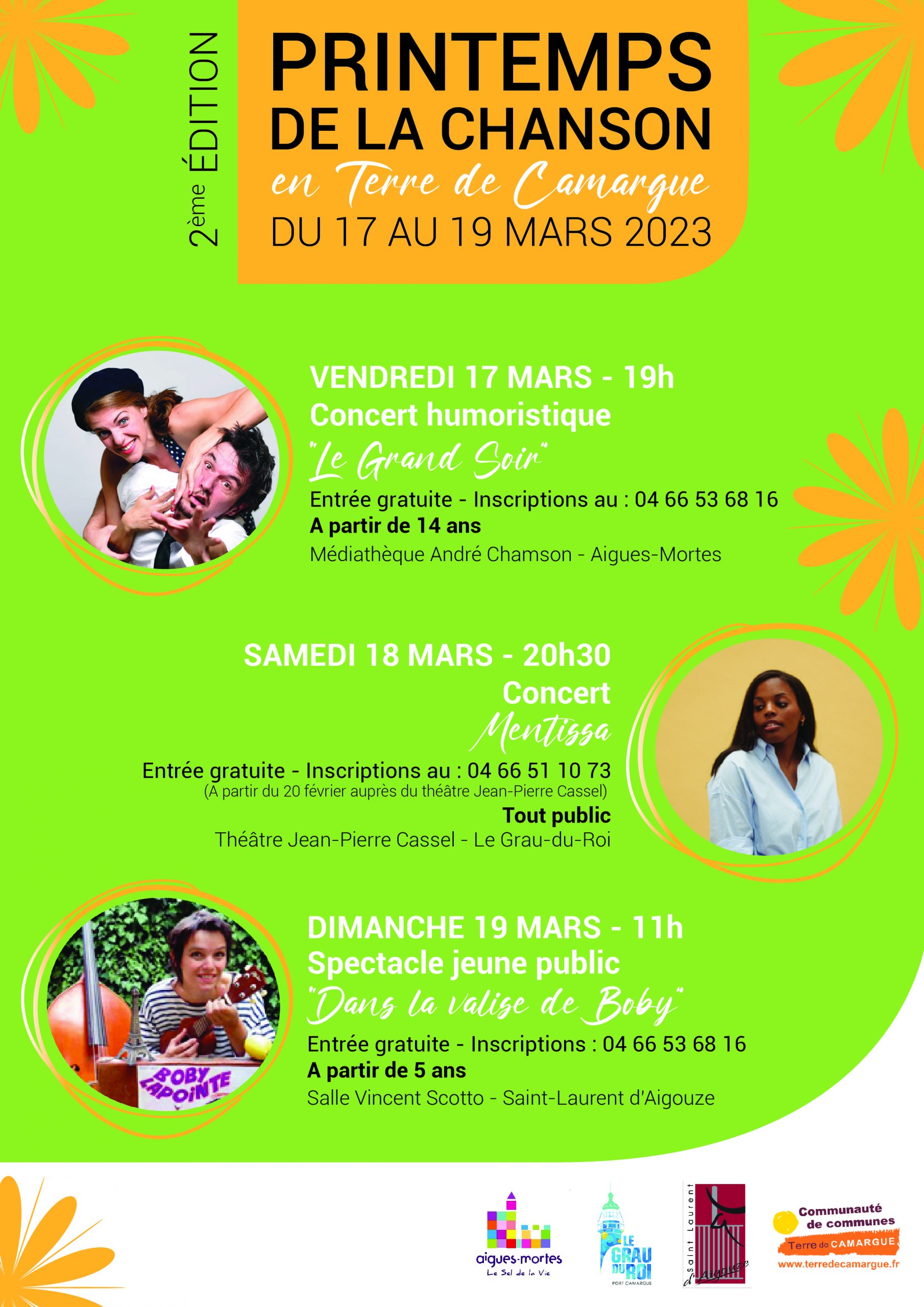 PRINTEMPS DE LA CHANSON EN TERRE DE CAMARGUE : Concert de Mentissa ...