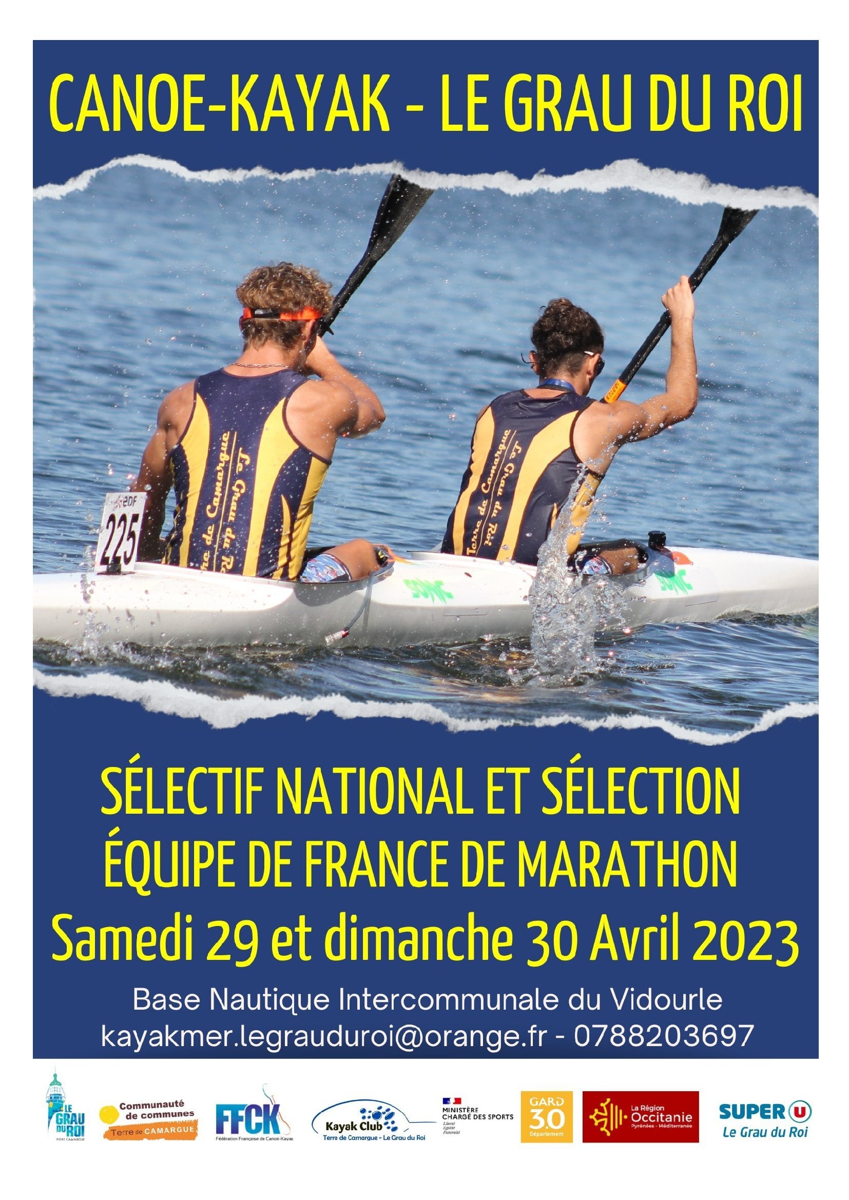 Sélectif National et sélection équipe de France de marathon Canoë